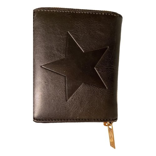 Pre-owned Stella Mccartney Leather Wallet In Black