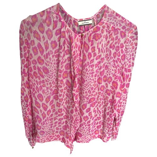 Pre-owned By Malene Birger Silk Blouse In Pink