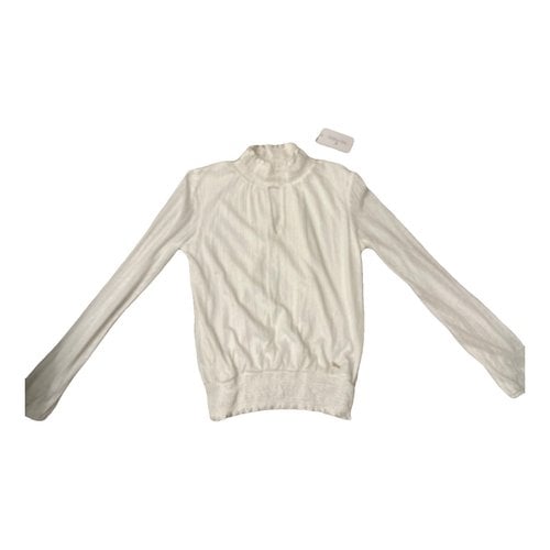 Pre-owned Patrizia Pepe Blouse In White