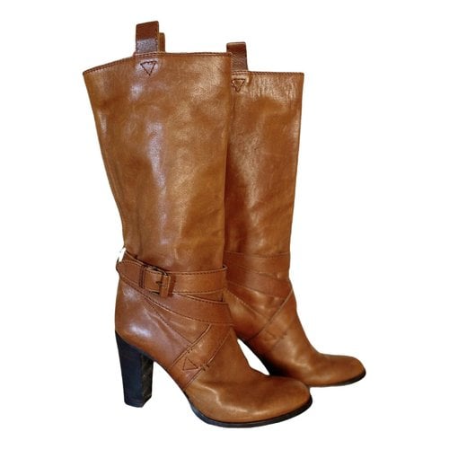 Pre-owned L'autre Chose Leather Boots In Brown