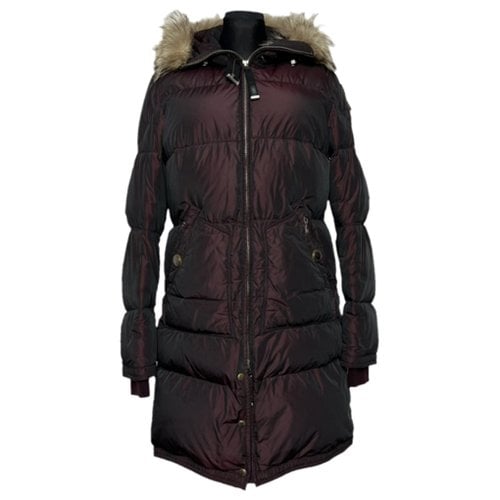 Pre-owned Parajumpers Parka In Burgundy