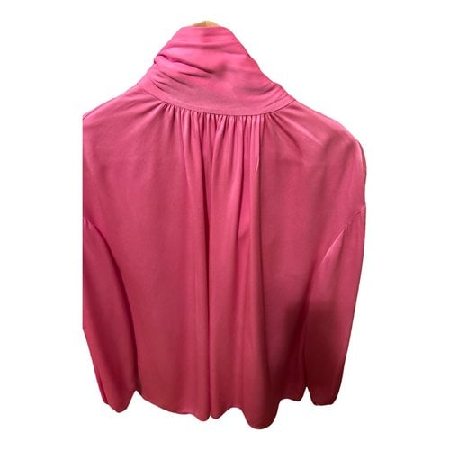 Pre-owned Prada Silk Blouse In Pink