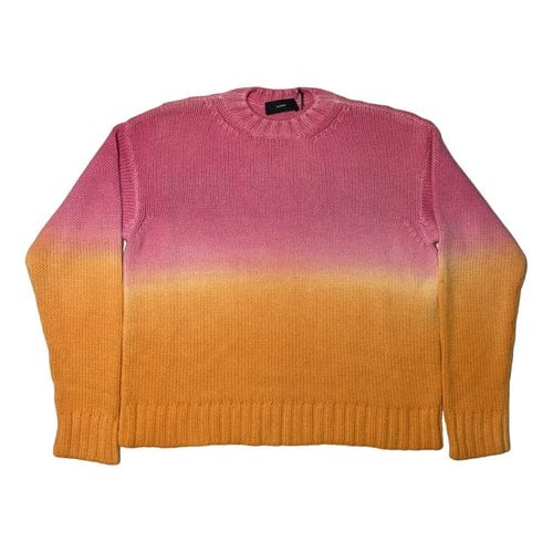 Pre-owned Alanui Wool Jumper In Pink