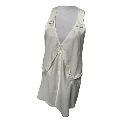 Pre-owned Alexander Wang Silk Tunic In White