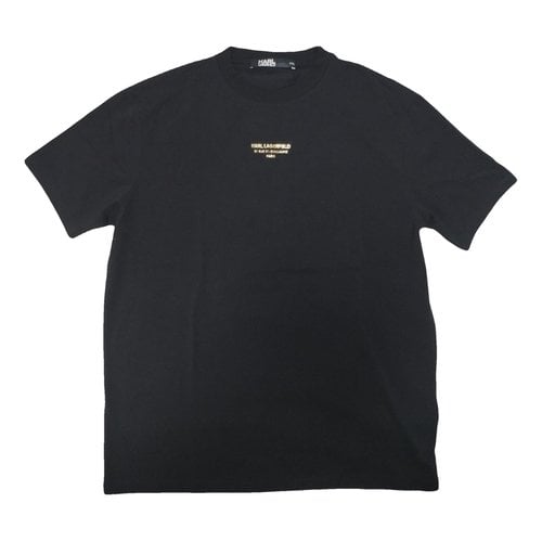 Pre-owned Karl Lagerfeld T-shirt In Black