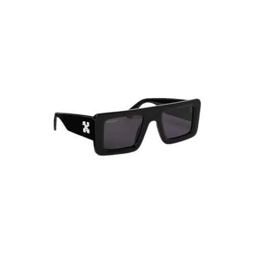 Pre-owned Off-white Oversized Sunglasses In Black