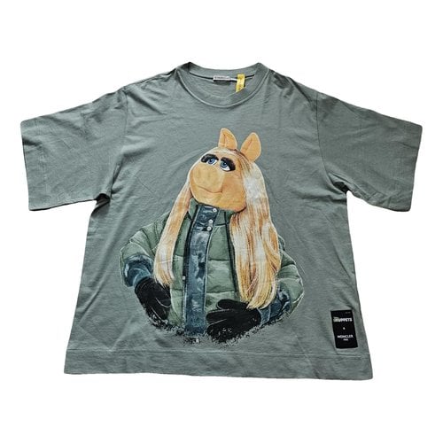 Pre-owned Moncler T-shirt In Green