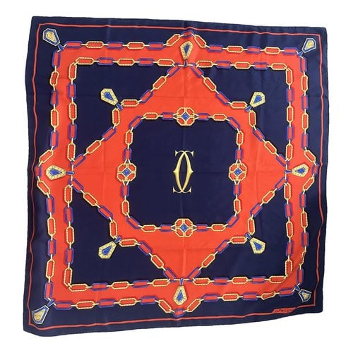 Pre-owned Cartier Silk Scarf In Other