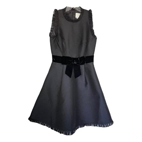 Pre-owned Kate Spade Mini Dress In Black