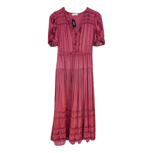 Pre-owned Ulla Johnson Mid-length Dress In Red