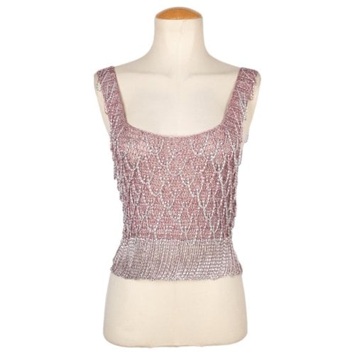 Pre-owned Azzaro Top In Pink