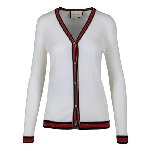 Pre-owned Gucci Wool Cardigan In Multicolour