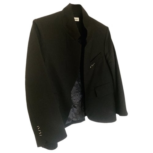 Pre-owned Zadig & Voltaire Fall Winter 2020 Wool Blazer In Black