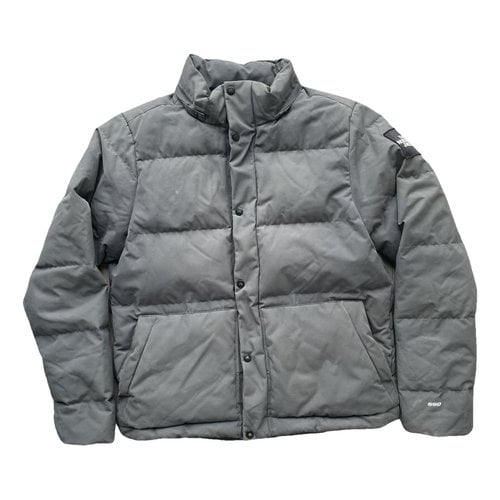 Pre-owned The North Face Faux Fur Vest In Grey