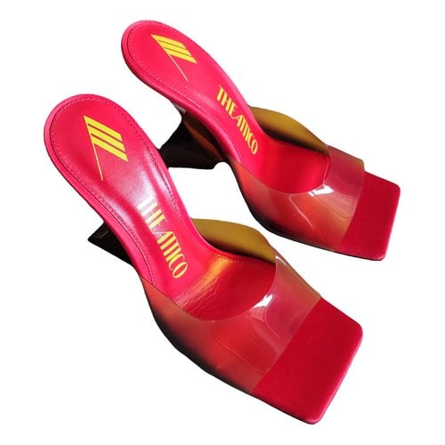 Pre-owned Attico Sandals In Multicolour