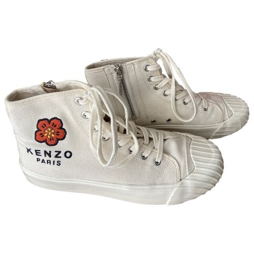 Pre-owned Kenzo Cloth Trainers In Other
