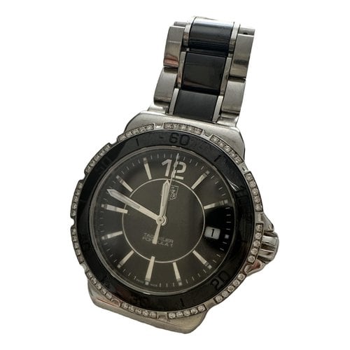 Pre-owned Tag Heuer Formula 1 Watch In Black