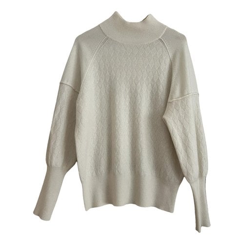 Pre-owned Repeat Cashmere Jumper In White