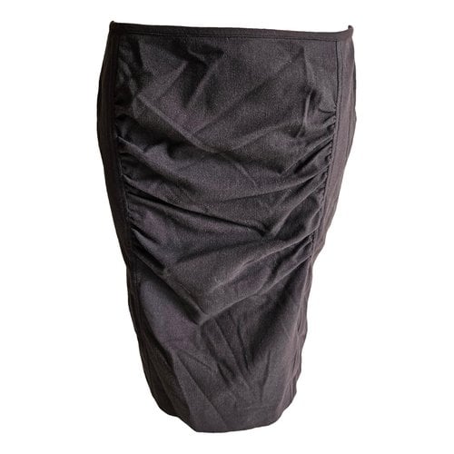Pre-owned Max & Co Wool Mid-length Skirt In Brown
