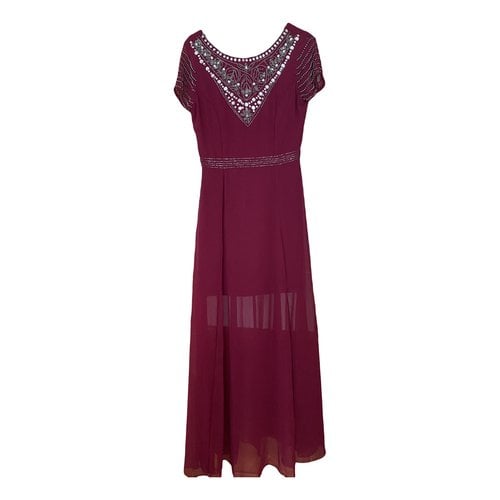 Pre-owned Frock And Frill Maxi Dress In Burgundy