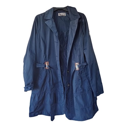 Pre-owned Pierre Cardin Trench Coat In Blue