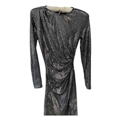 Pre-owned Maje Fall Winter 2020 Mid-length Dress In Metallic