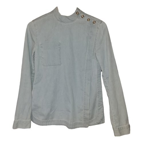 Pre-owned Acne Studios Blouse In Turquoise