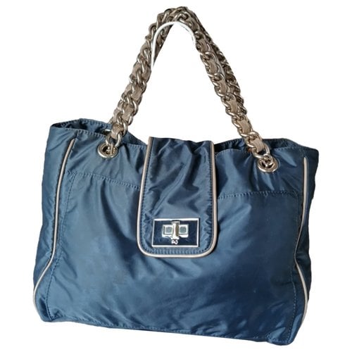 Pre-owned Pedro Garcia Cloth Handbag In Blue