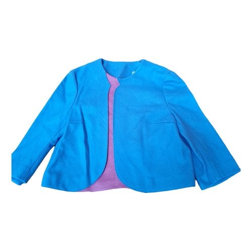 Pre-owned Mary Katrantzou Wool Jacket In Blue