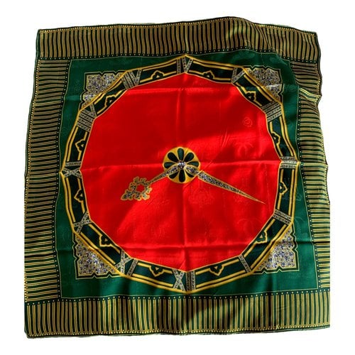 Pre-owned Cartier Silk Handkerchief In Green