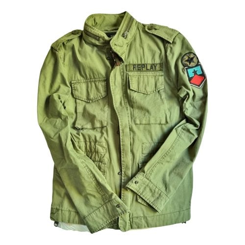 Pre-owned Replay Jacket In Green
