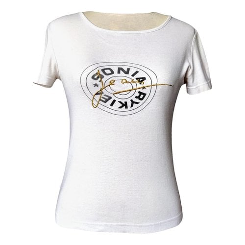 Pre-owned Sonia Rykiel T-shirt In White