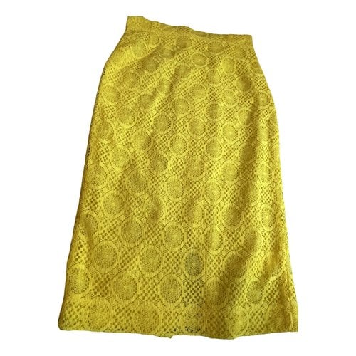 Pre-owned Max & Co Mid-length Skirt In Yellow