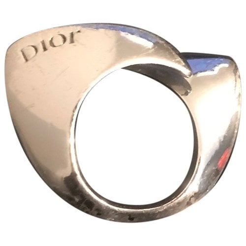 Pre-owned Dior Dio(r)evolution Ring In Silver