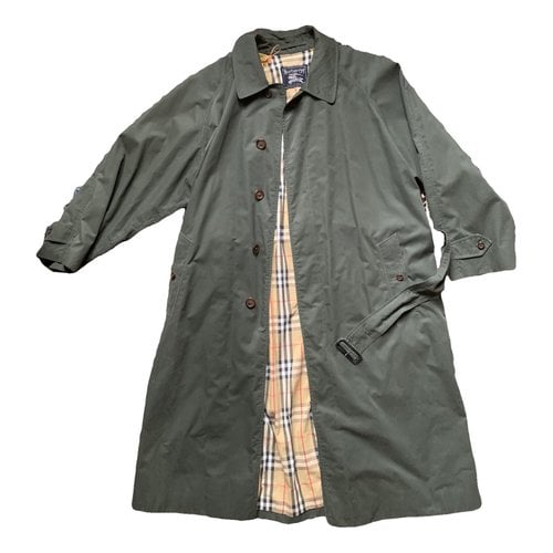 Pre-owned Burberry Parka In Green