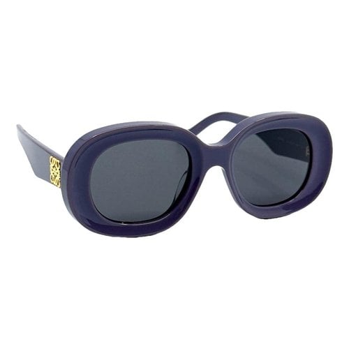 Pre-owned Loewe Sunglasses In Purple