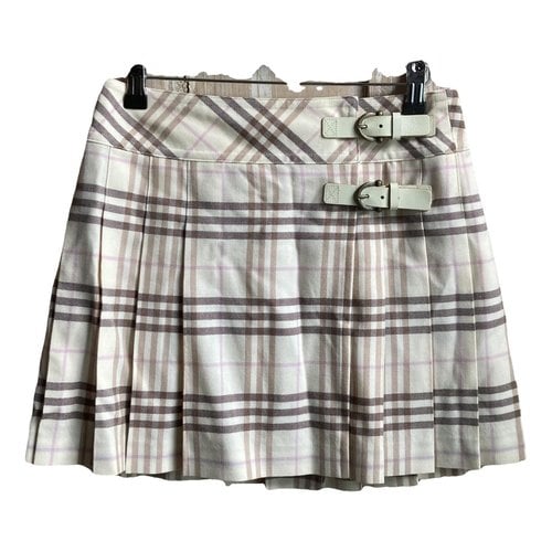 Pre-owned Burberry Mini Skirt In Other