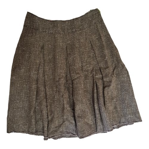 Pre-owned Philosophy Di Alberta Ferretti Mid-length Skirt In Khaki