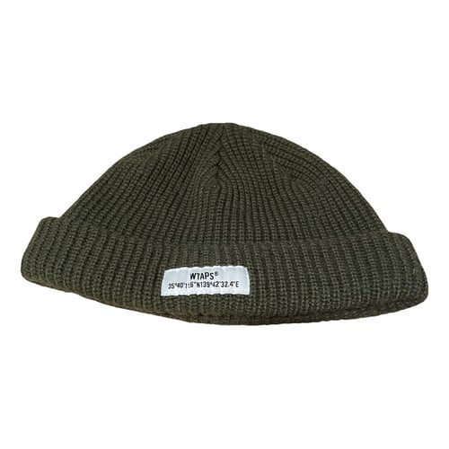 Pre-owned Wtaps Wool Hat In Green
