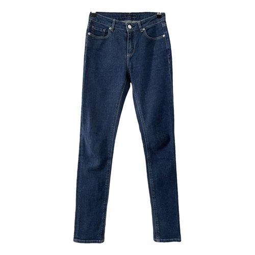 Pre-owned Lacoste Slim Jeans In Blue