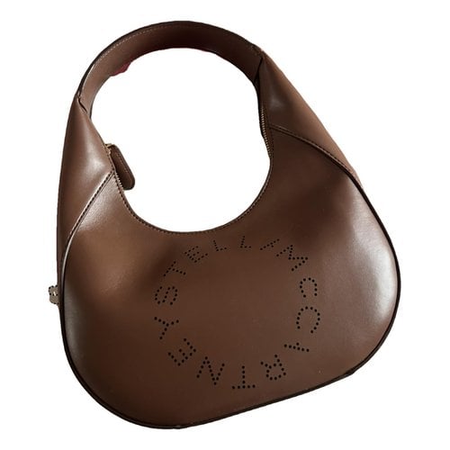 Pre-owned Stella Mccartney Vegan Leather Handbag In Brown
