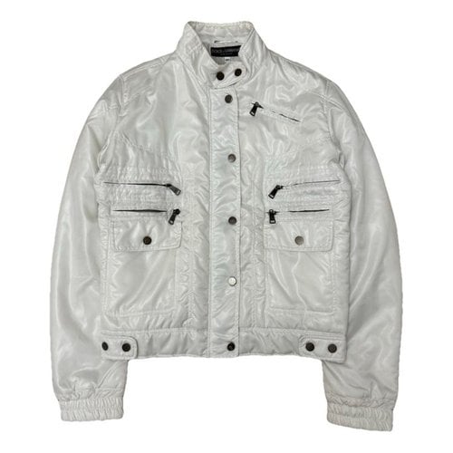 Pre-owned Dolce & Gabbana Short Vest In White