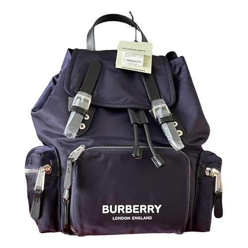 Pre-owned Burberry Bag In Blue