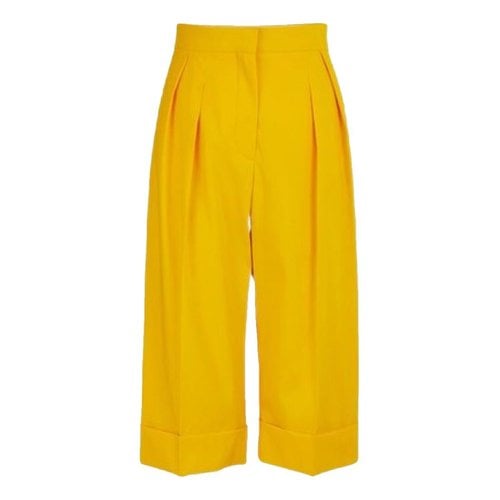 Pre-owned Max Mara Short Pants In Yellow