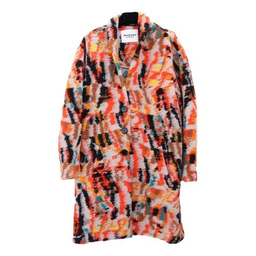 Pre-owned Isabel Marant Étoile Wool Coat In Orange