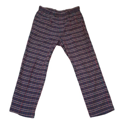 Pre-owned Saint Laurent Trousers In Multicolour