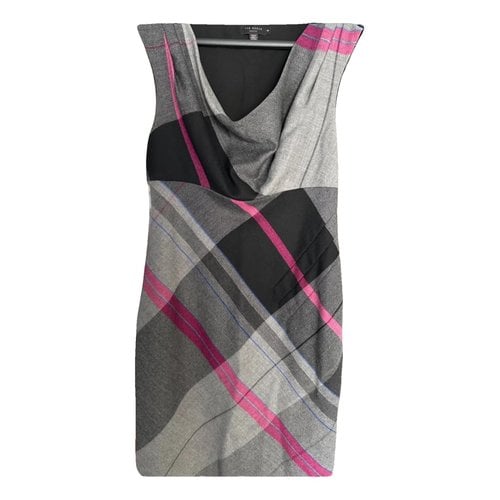Pre-owned Ted Baker Wool Mid-length Dress In Multicolour