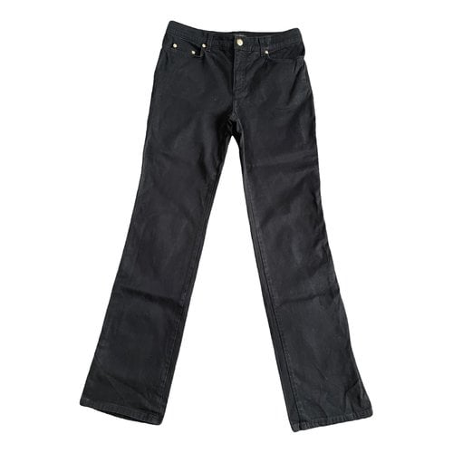 Pre-owned Roberto Cavalli Bootcut Jeans In Black