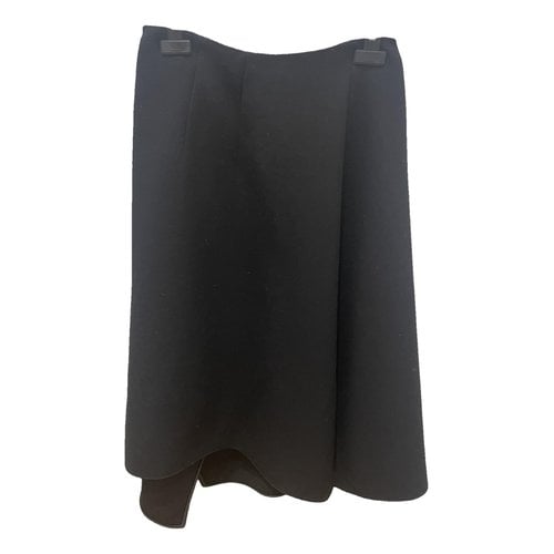 Pre-owned Marni Wool Mid-length Skirt In Black