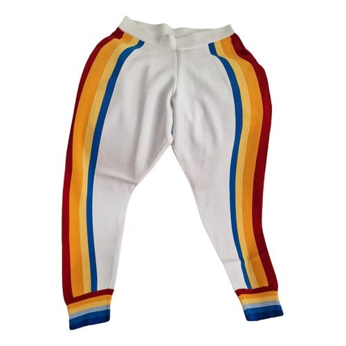 Pre-owned Casablanca Trousers In Multicolour